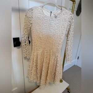 H&M Cream Lace Dress